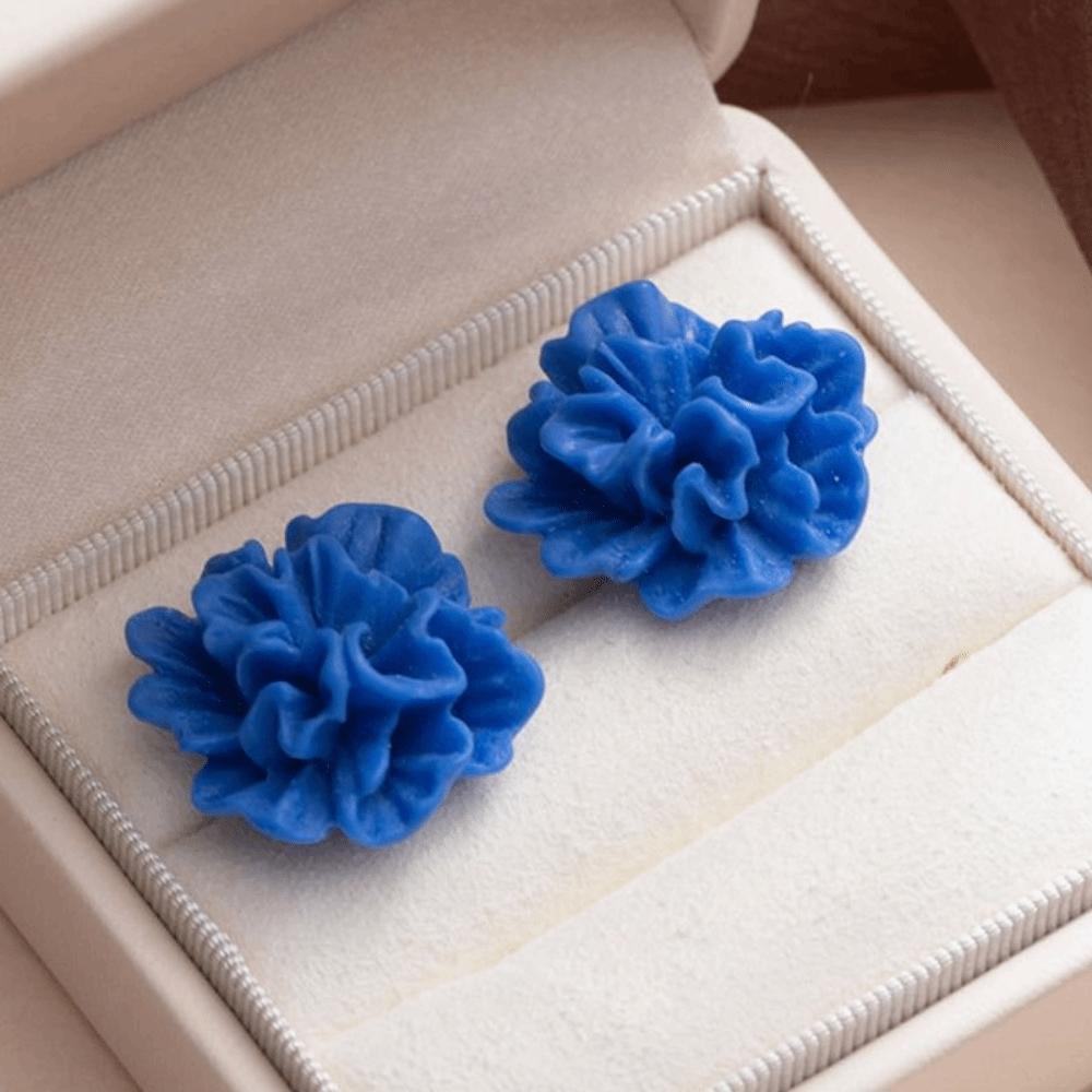 Luxury Camellia Earrings Irregular Petals Earrings Fashion Flower Earrings For Women Girls