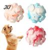 Soft TPR Toys for Pet Teeth Massage Squeaky Dog Balls, Durable Interactive Toy, Cleaning Chew Aggressive Chewers Star Texture Toy Small Medium