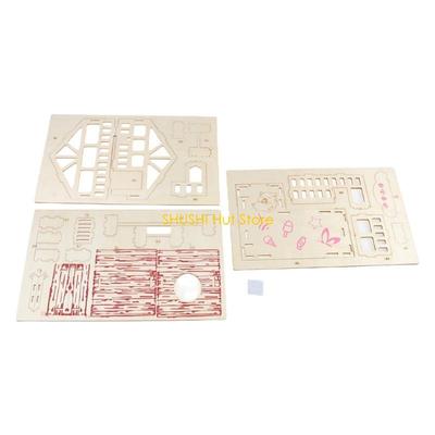 Activities Exercise Small Animals House Pet Gerbil Double Layer Villa D57B