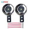 48V 60V Scooter Motorcycle Electric E-Bike Horn Chrome Plated Waterproof Super Loud Speakers Fit For Scooter Moped Dirt E-Bike Atv