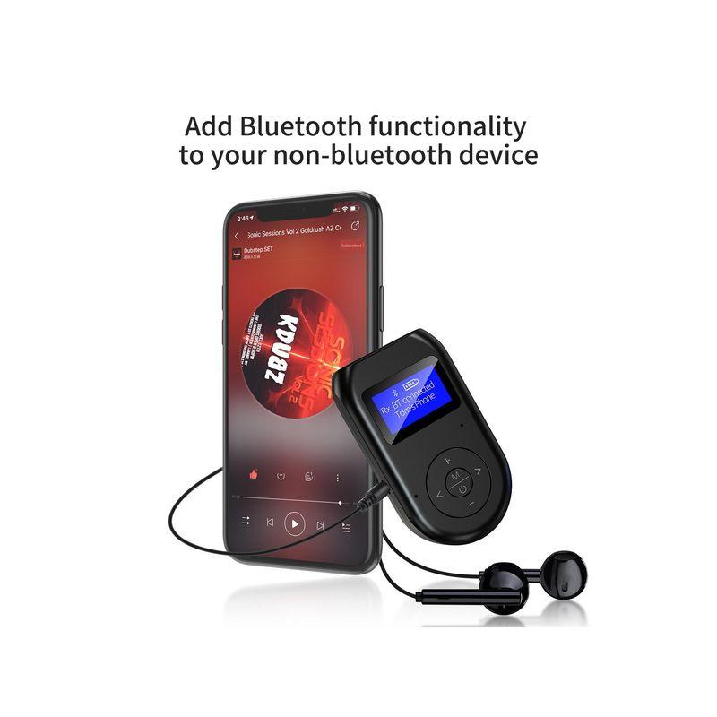 New Bluetooth 5.0 Audio Transmitter, Receiver, and Call Device All-In-One Tv, Computer, Game, and Music Bluetooth Adapter