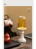 Chinese Forbidden City Glass Candlestick: Zen Tea Room Atmosphere Candle Lamp Decoration