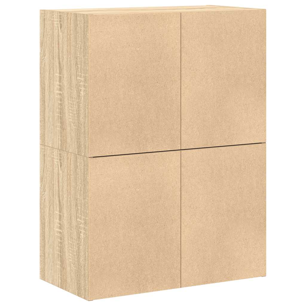 2 Ladekasten 2 stuks Sonoma Eiken 60 x 31 x 40 cm