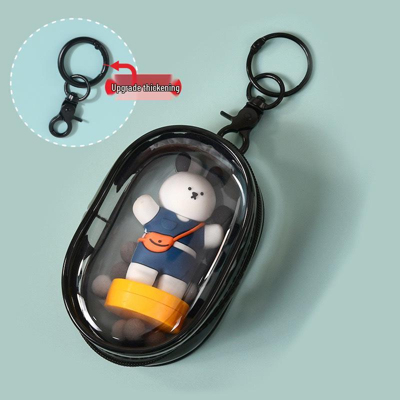 High Transparency 3D Baby Stroller Bag - Clear Show & Storage Bag with PVC and Data Cable Pocket