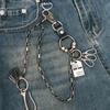 Punk Summer Single Circle Pants Chain Hip Hop Men's and Women's Skull Bead Chain Pants Chain