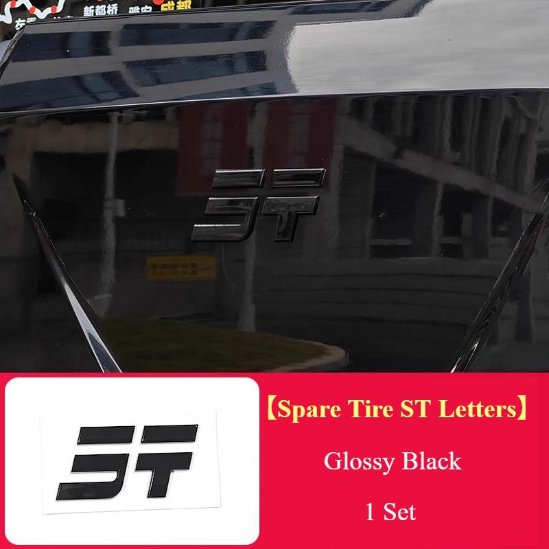 

For Jetour T2 Tailgate Letter Badge JETOUR Logo Decal ABS Material With Installation Locator Car Exterior Trim Sticker