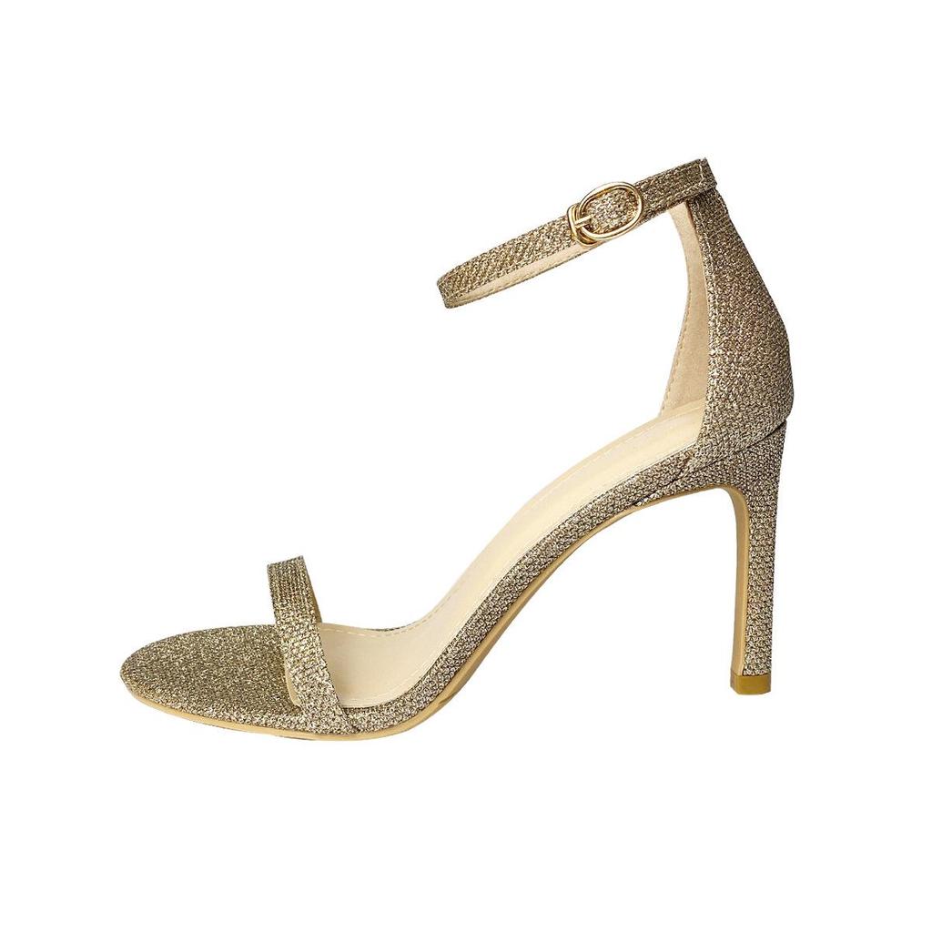 2024 Summer Black Stiletto Heels - One-Strap Sexy Niche Fairy Style Sandals