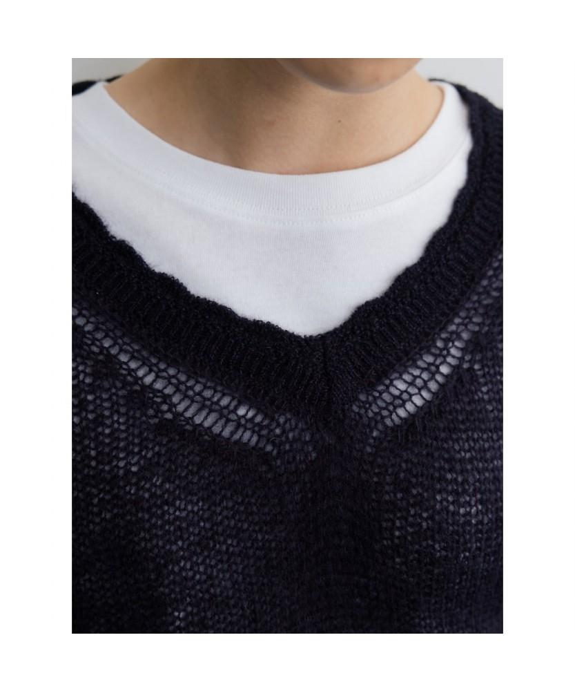 Diaepeocheo Loosely V Neck Knit Navy (Ta5751A08R)