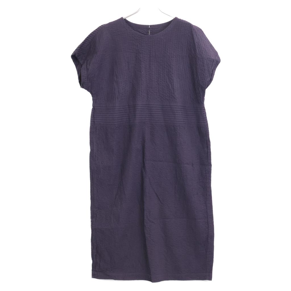 YACCOMARICARD 1061568-23 Cotton Pintuck Switch dress N purpleUsed