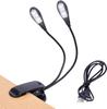 Music Stand Light Clip On LED Book Lights Reading Light Lamp In Bed High Brightness Ideal for Musician Piano Player Kids Travel