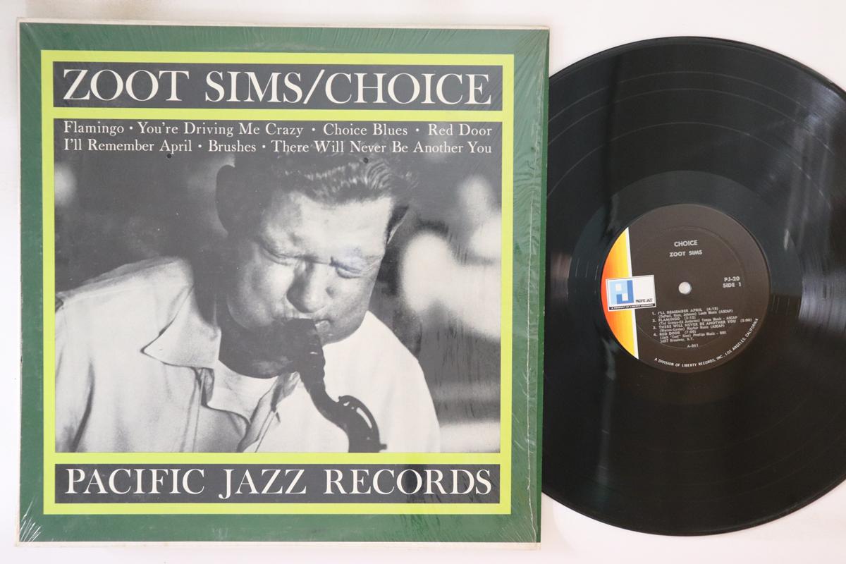 

LP Record ZOOT SIMS - Choice PJ20 PACIFIC JAZZ US Jazz Used