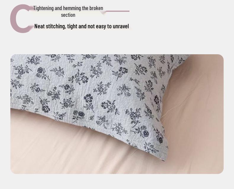 Washable Thickened Jacquard Cotton Pillow Towel - Enlarged, Luxurious, and Durable Design.