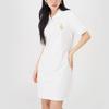 New MLB Short Sleeved Dresses Women's Cream White 3FOPH0143-50CRS