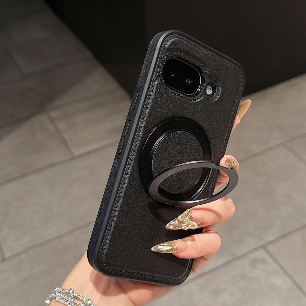 Yashi 360 Magnetic Stand for Google Pixel 9A Leather Protective Case - 10ProXL Model