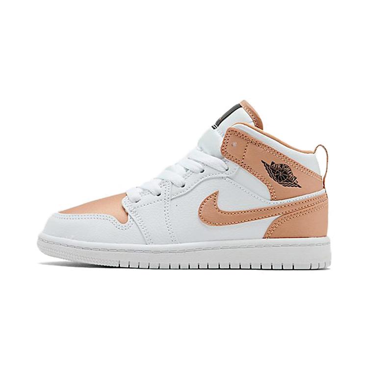 Jordan 1 Mid White Rose Gold PS 640737-190 11C