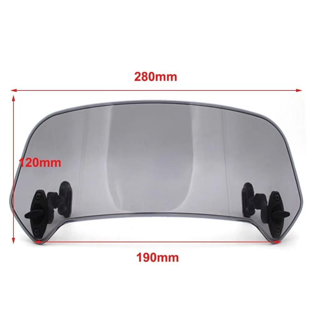 Universal Windshield Spoiler Adjustable Windshield Extension For All Motorcycle Models