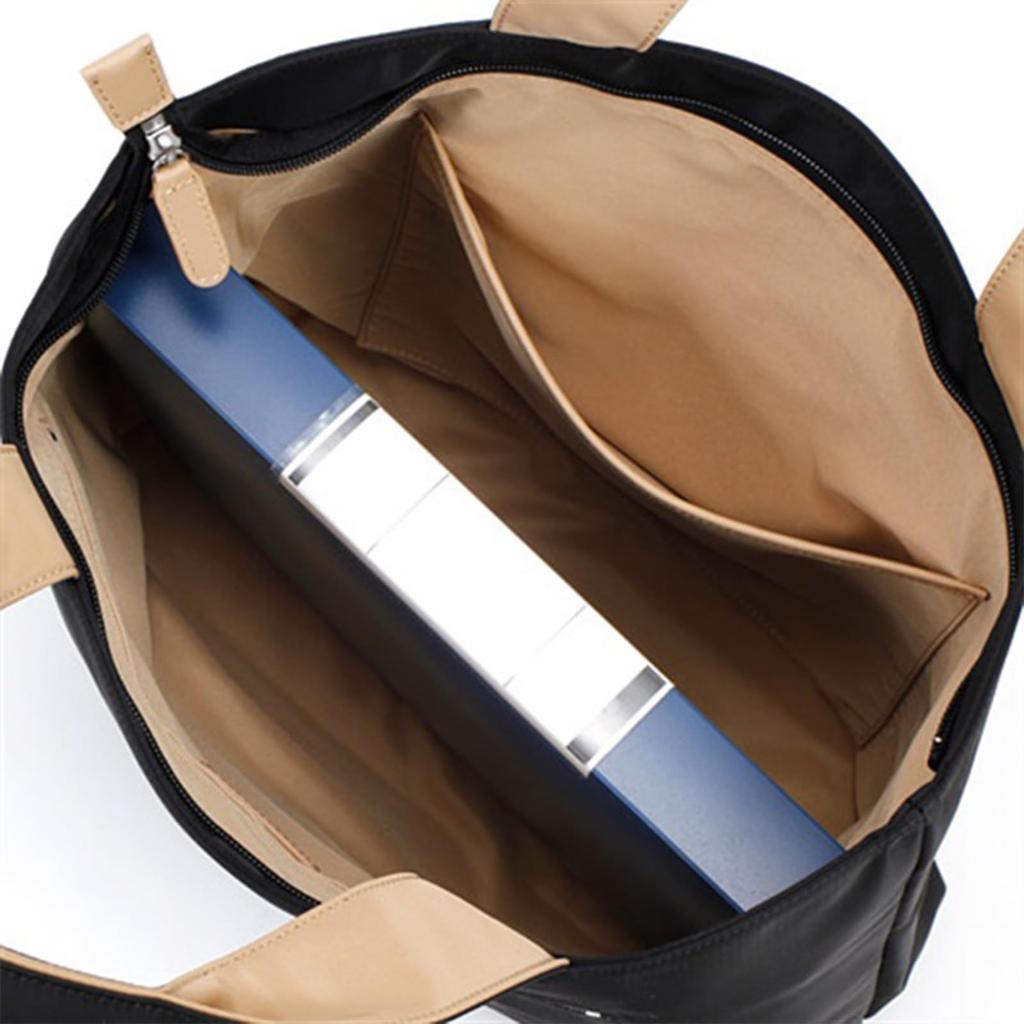 Kitamura A4 Size Tote Bag R-0686 BlackCafe au Lait [Black] 15671