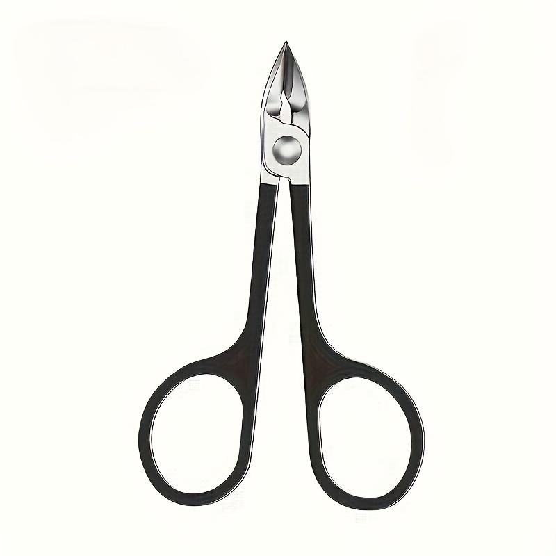 

Кусачки для ногтей из нержавеющей стали с эргономичной ручкой – Точная обрезка толстых ногтей на ногах, ножницы для кутикулы, удалитель омертвевшей кожи чёрный