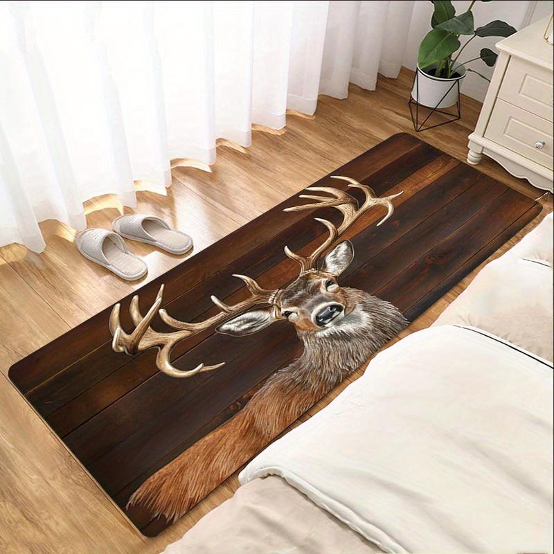

1Pcs Anti Fatigue Kitchen Rugs,Deer Print Waterproof Non-Slip Thick Cushioned Kitchen Mat Heavy Duty Comfort Standing Mat for Kitchen 40*60cm