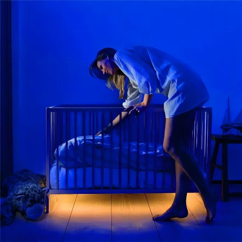 Waterproof 5V LED Strip with Motion Sensor for Wardrobe, Cabinet, and Stairs