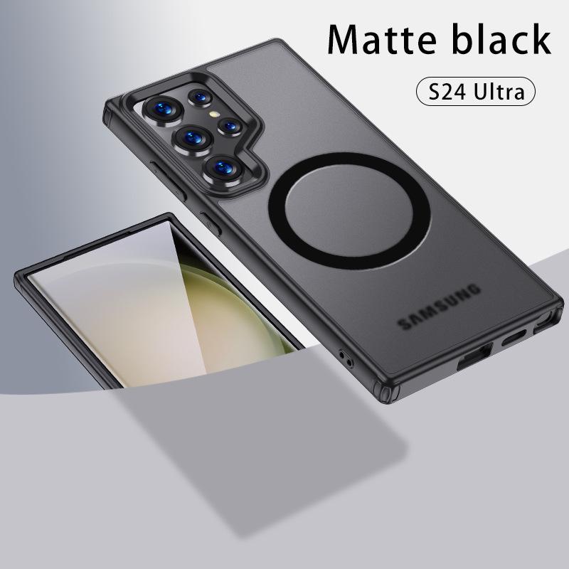 Samsung S25 Ultra Transparent Magnetic Phone Case, A17/S25FE Compatible, Anti-Drop, Skin-Feel Protection
