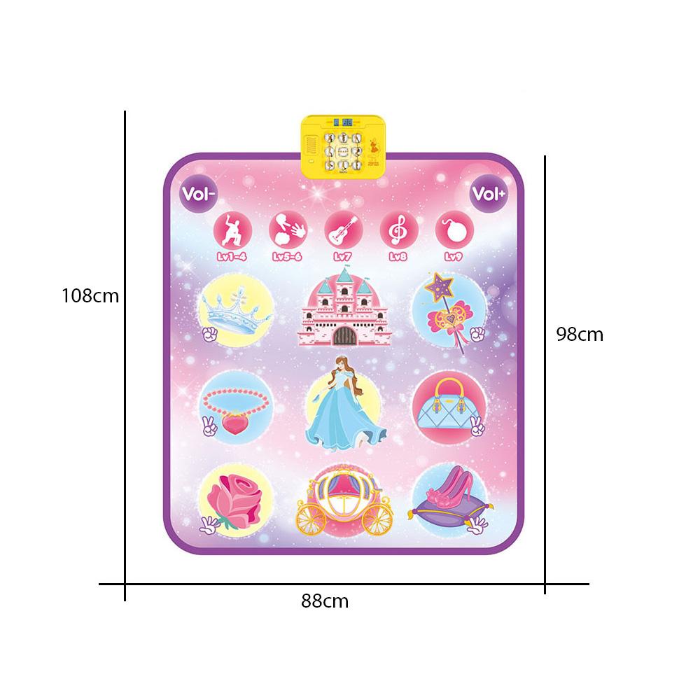 

Танцевальный коврик Электронный танцевальный пэд Многофункциональный игровой пэд-пианино Уличный музыкальный танцевальный коврик Противоскользящий Рождество