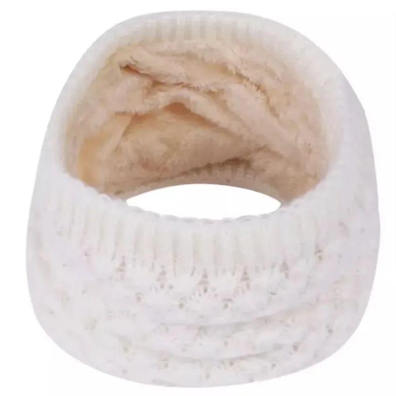 

Унисекс Зимний Шарф на Шею Вязаный Утолщенный Шерстяной Пушистый Теплый Шейный Платок Защитный Петля для Шейного Отдела Позвоночника Уличный Ворсистый Шарф-Кольцо 9-99 белый