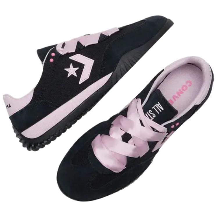 Converse Run Star Trainer Ballet Style Satin Ribbon Retro Sports Comfortable Durable Rebound Low Top Lifestyle Casual Shoes Unisex sneaker A19727C