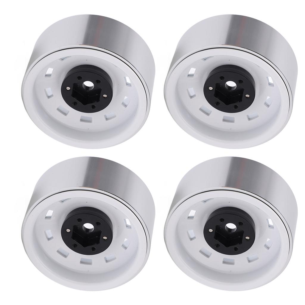 4pcs Metal 1.9 Inch Wheel S 10 Hole Hub for SCX10 1/10 RC Climbing Car