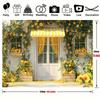 2D Sunflower & Lemon Backdrop for Summer Birthday & Bridal Shoots