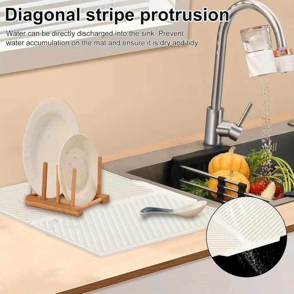 Thickened Dish Drying Pad Heat Resistant Cup Storage Pad Kitchen Accessory Placemats  Table