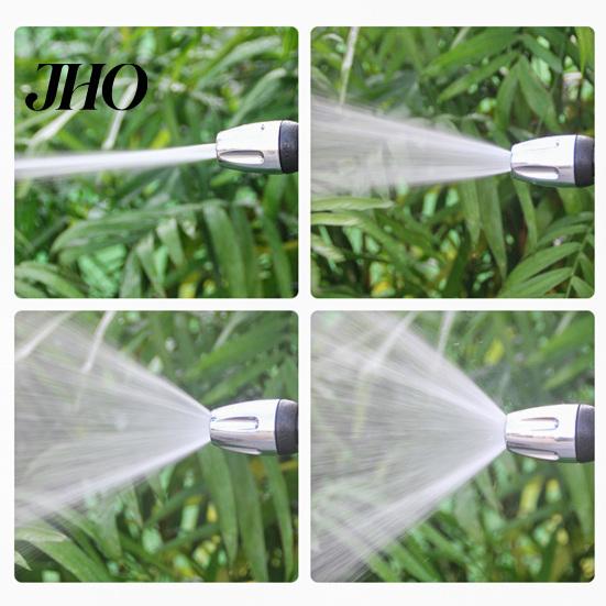 Durable Metal Hose Nozzle High Pressure Nozzle, Long Wand Booster Heavy Duty Garden Adjustable for Car Washing Yard Watering Roof Cleaning