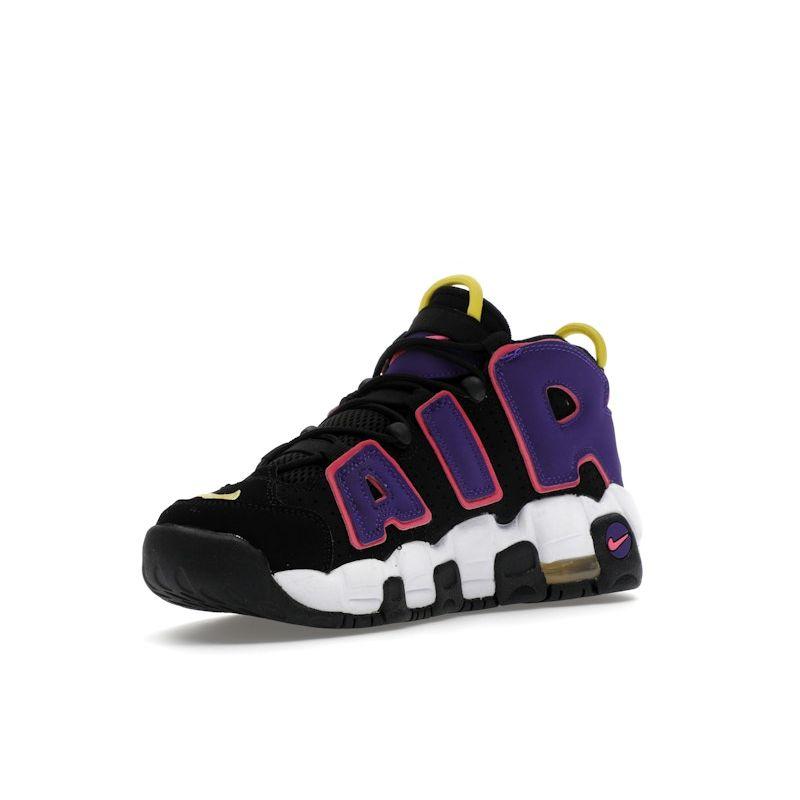 Nike Air More Uptempo GS Court Purple Kids Sneakers Black Hyper-Pink Multi-Color DZ5278-001