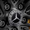 4Pcs 75mm Car Wheel Center Hub Caps Cover Badge Accessories for Mercedes Benz B/C/E/S Class A Class C200L GLC GLK CLA GLA GLE GL CT1