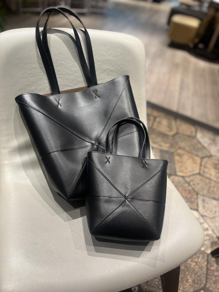 Damska geometryczna składana torba typu tote 2025 - Duża pojemność, Modna torba na ramię dla matki i dziecka