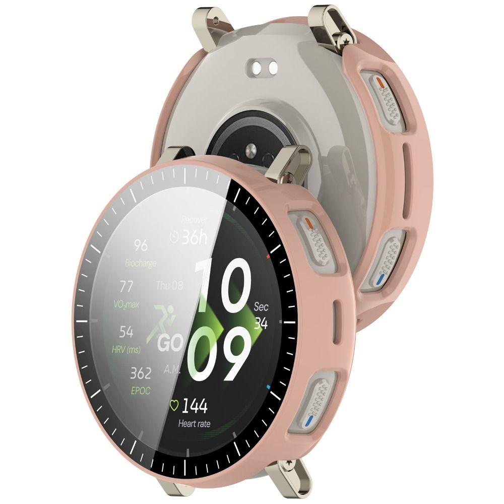 PC+Tempered Screen Protector Cover Shell for Amazfit Active 3 Premium Smart Watch Accessories