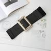 Ou Meifeng Square Buckle Waist Belt Womens Cummerbund Accessories Clothing