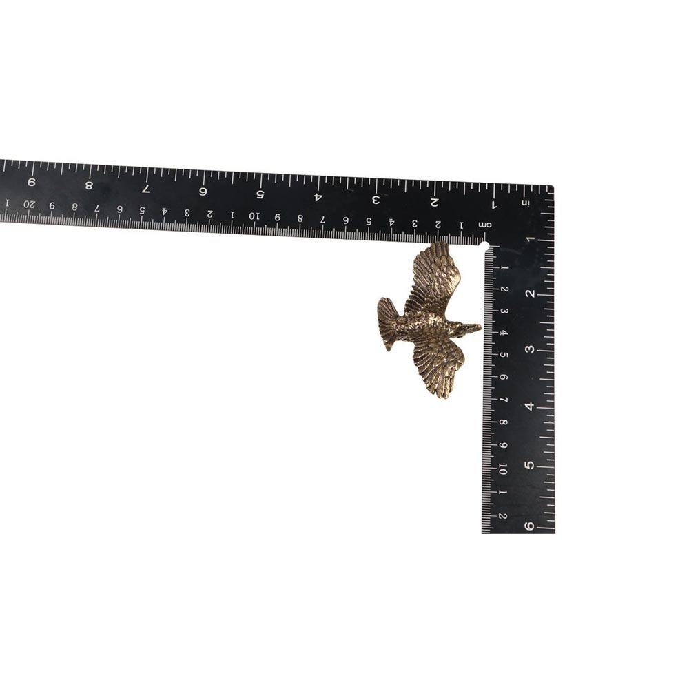 Animal Shape Brass Parrot Ornament Mini Bird Miniatures Parrot Small Statue  Accessories Gifts