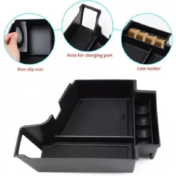 Armrest Storage Box Central Console Tray Holder Fits Volvo XC60 XC90 S60 S90 US