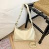 New Casual Minimalist Soft Leather Crossbody Bag Large Capacity Commute Shoulder Underarm Bag Fashion Versatile Phone Bag