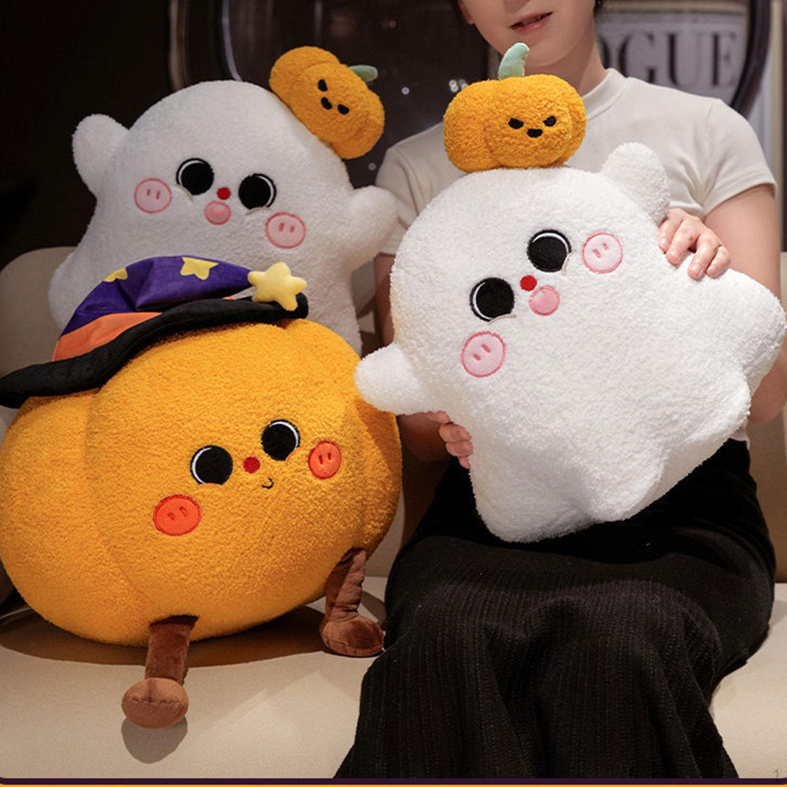 Halloween Toy Cushion Cute Cartoon Ornaments Comfortable Creative Stuffed Children Gift Ghost 35cmx38cm 1980₽