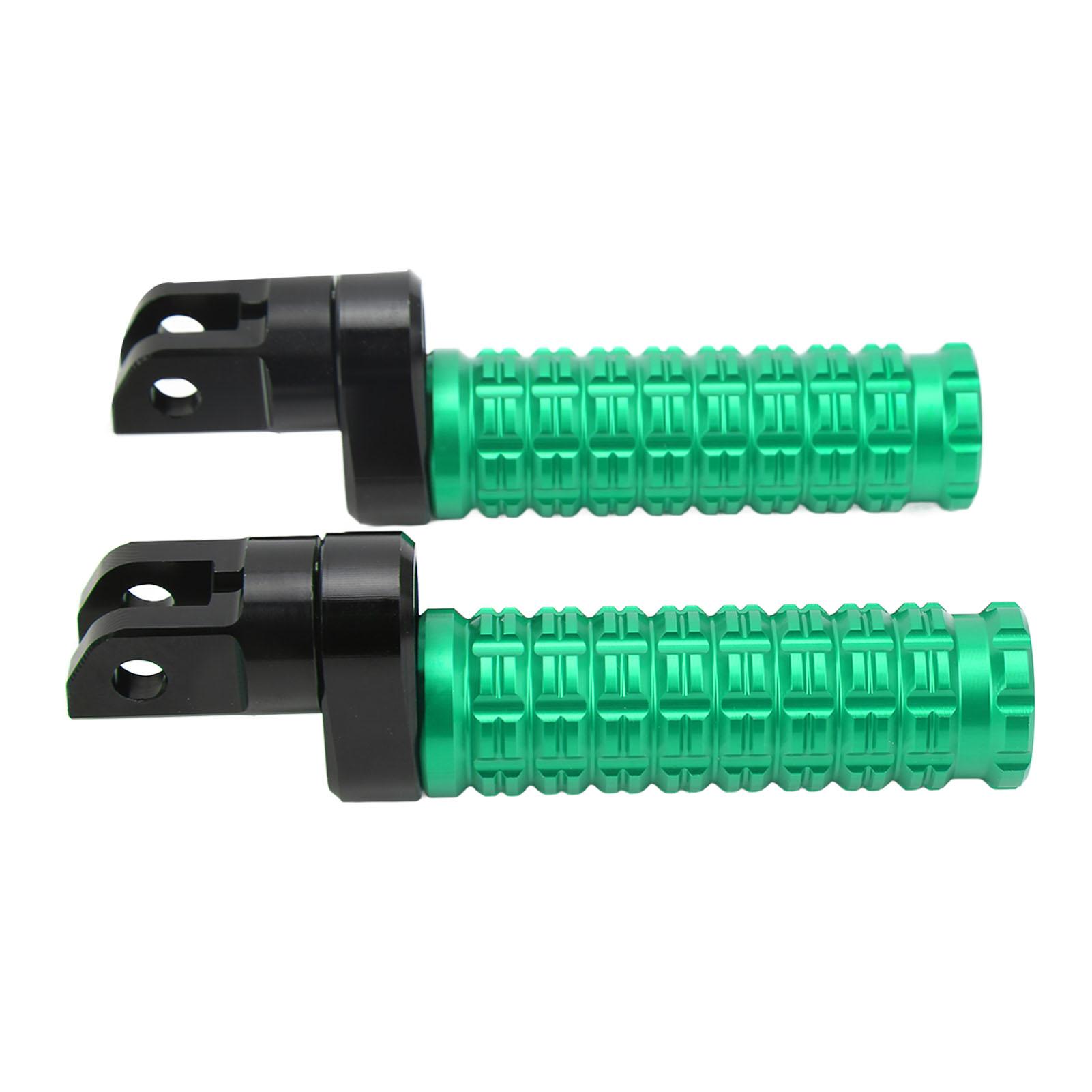 

1 Pair Motorcycle Foot Pegs CNC T6063 Aluminum Alloy Anodized Surface Replacement For Benelli Tornado 252R 2021‑2022 Green