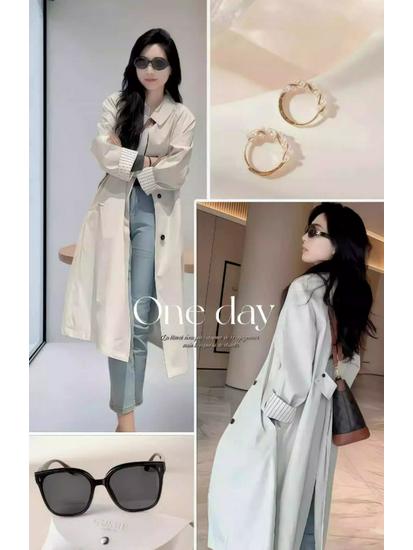 2025 Spring Korean Minimalist Women's Trench Coat: Relaxed, Fashionable, and Casual for Commuting