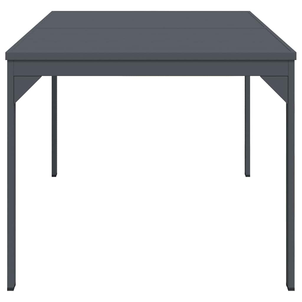 Outdoor Dining Table Foldable Anthracite 210 x 90 x 73 cm Steel