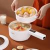 Electric Non-stick Multifunctional Cooking Pot with Long Handle for Dormitory and Household Use