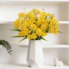 Artificial Flowers Narcissus Silk Bridal Bouquet Wedding Wreath Outdoor Garden Festival Home Room Vase Table Diy Gift Decoration