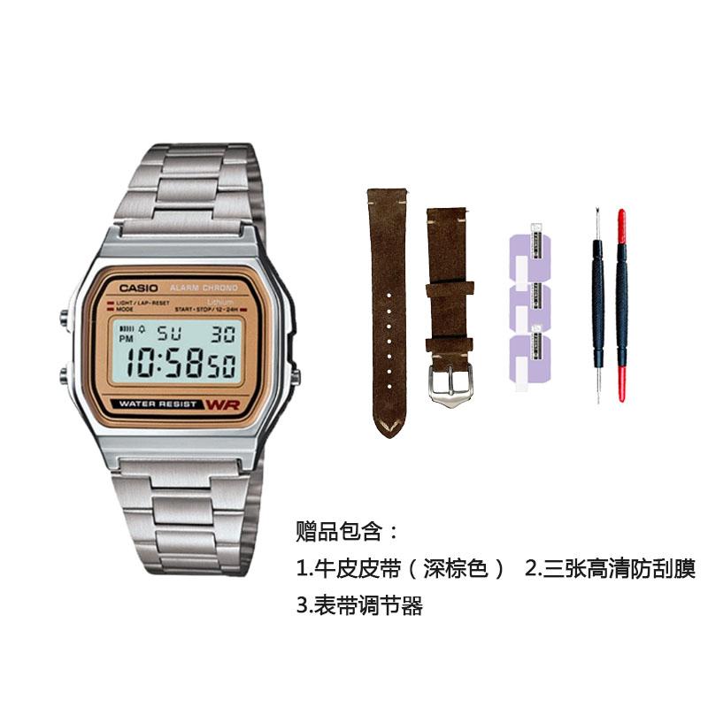 CASIO Men VINTAGE Series Silver Watch A158WEA-9 A158WEA-9