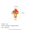 MamacitaSlay 316L Stainless Steel Enamel Fruit Cake Charms Earrings Necklace Bracelet DIY Accessories Women's Cute Pendant Gift