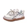 Girls' German training shoes Children's sports board shoes 2025 autumn new baby older children silver ballet style