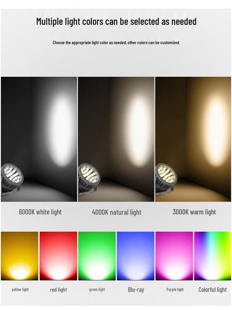 18W Waterproof LED Round Outdoor Floodlight for Landscaping